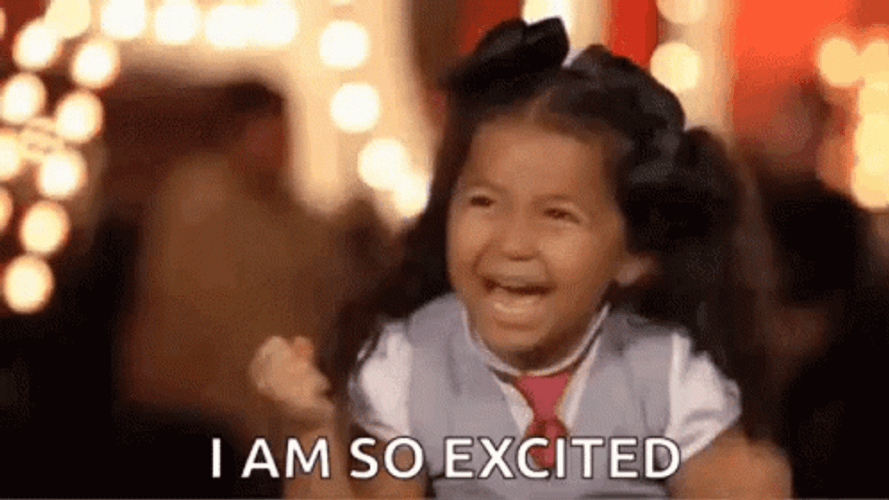 I Am So Excited Meme GIF
