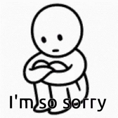 I Am Sorry Lonesome Cartoon GIF