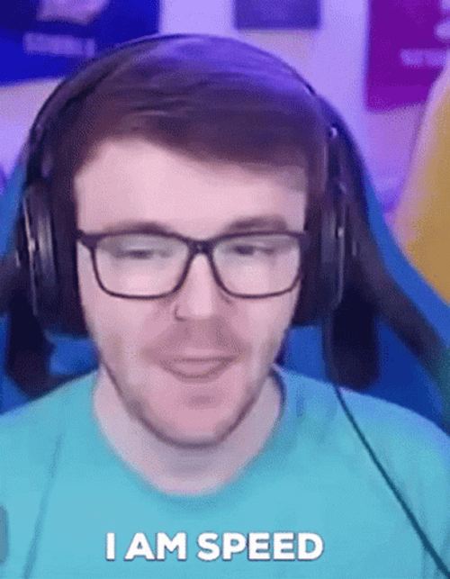 I Am Speed Boy Streamer GIF