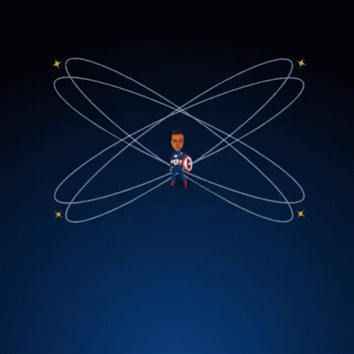 I Am The Captain Now Animated Captain America GIF