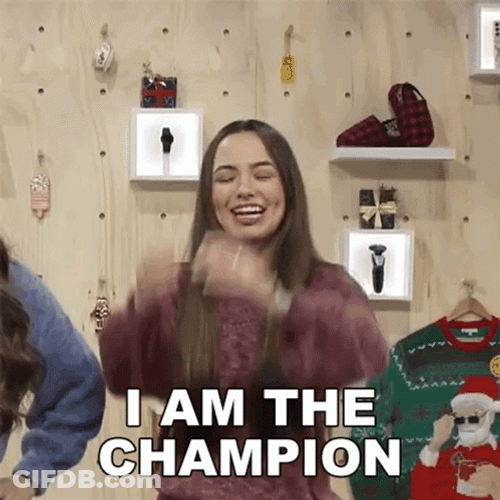 I Am The Champion GIF