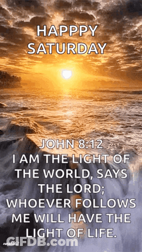 I Am The Light Of The World John 8:12 GIF