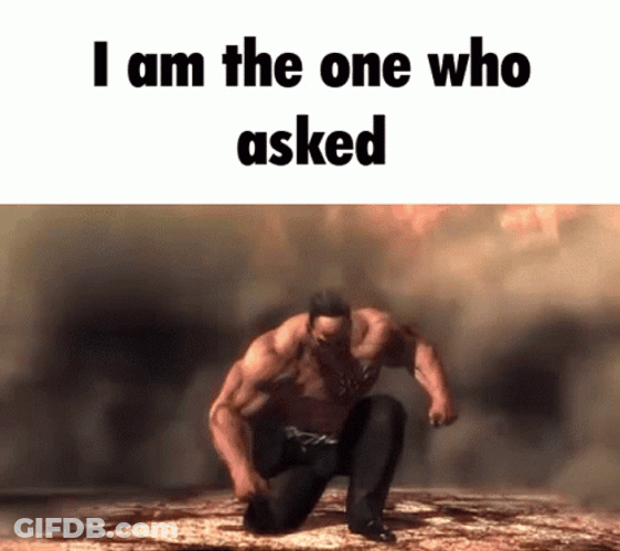 I Am The One Yaas Who Asked GIF