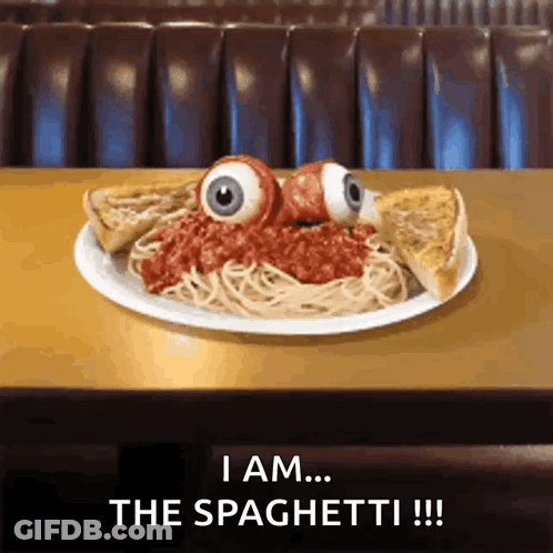 I Am The Spaghetti GIF