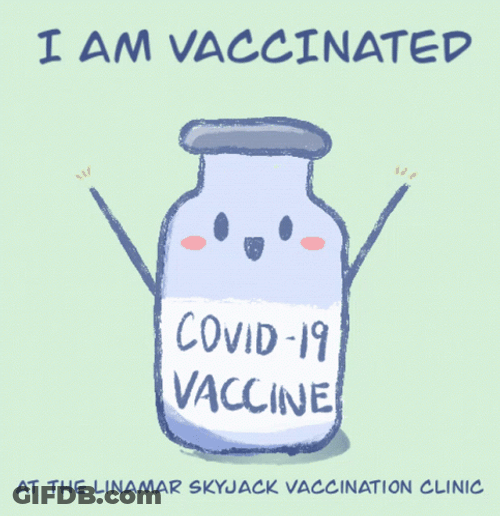 I Am Vaccinated Ampule GIF