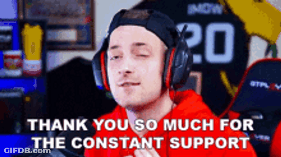 I Appreciate You For The Constant Support GIF