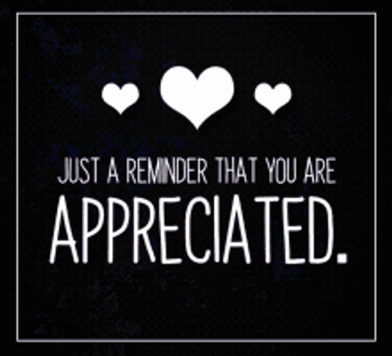 I Appreciate You Reminder Everyday GIF