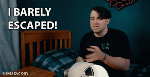 I Barely Escaped Ryan GIF