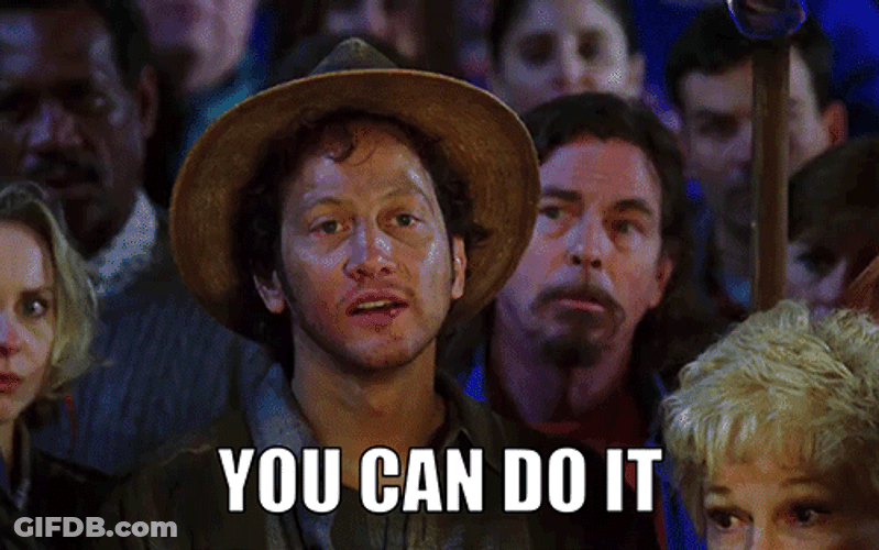 I Believe That We Will Win Man Support GIF