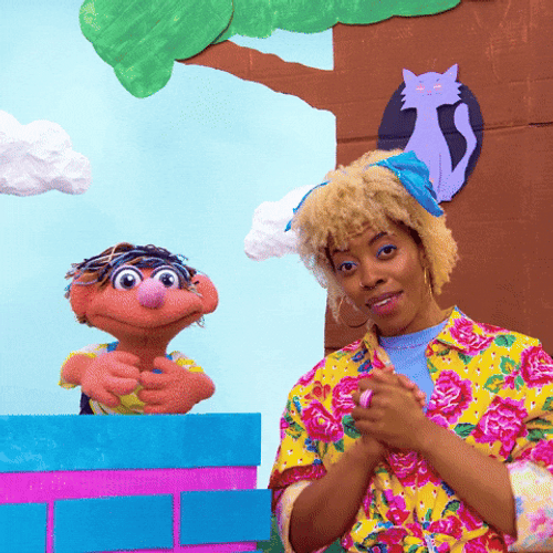 I Believe That We Will Win Puppet Show GIF