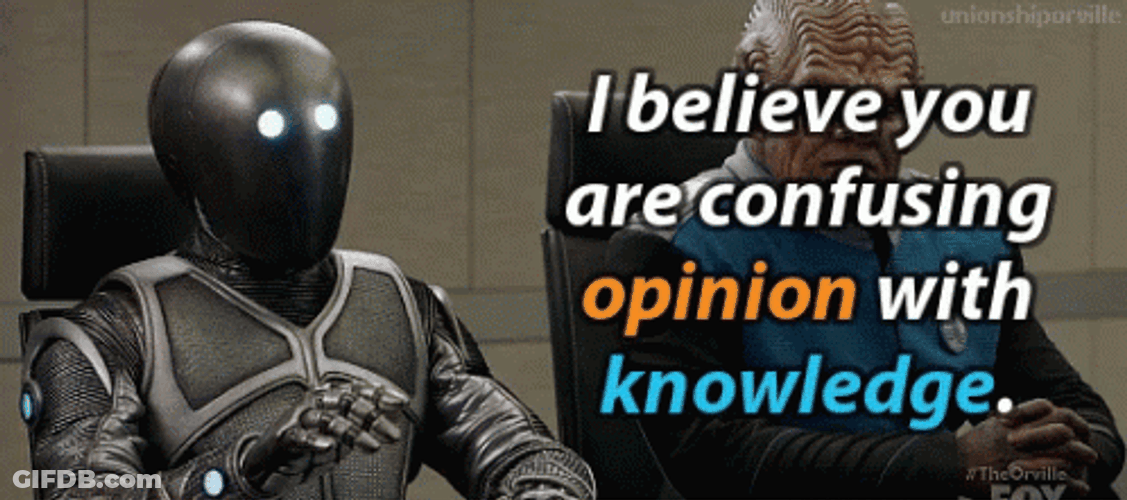 I Belive You Are Confusing Liberal Opinion GIF
