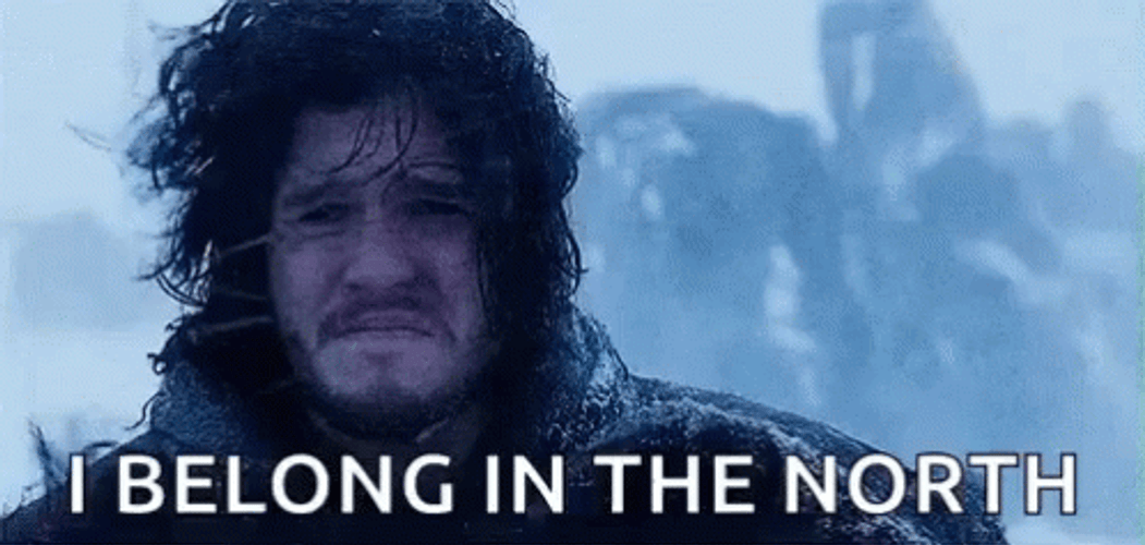 I Belong In The North Winter Is Coming GIF