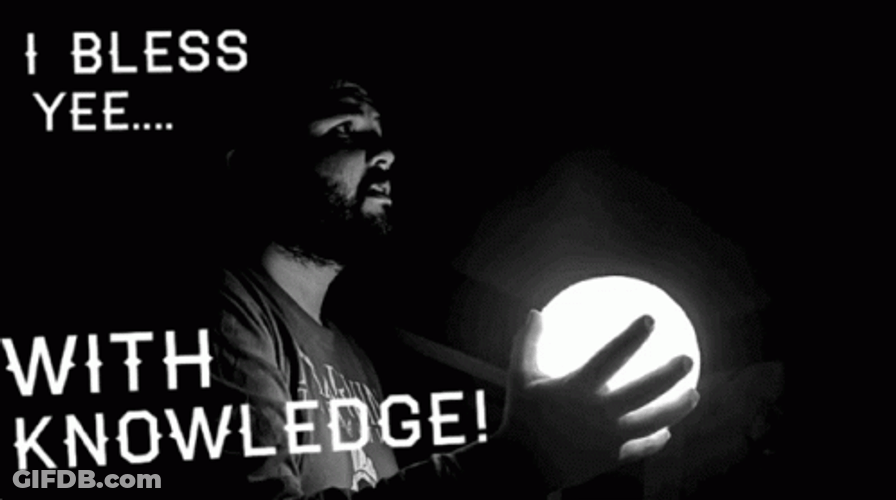 I Bless You With Knowledge GIF