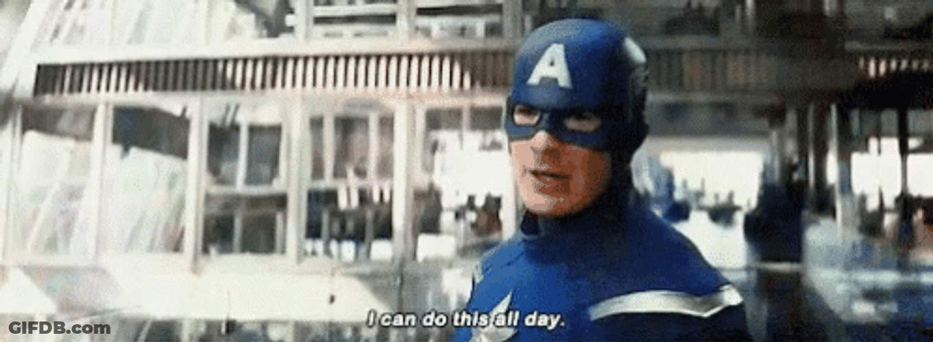 I Can Do This All Day Captain America Avenger GIF