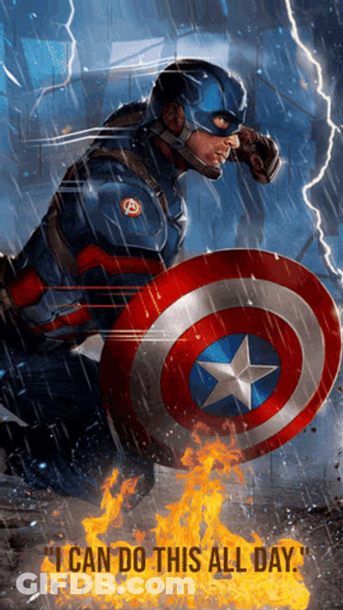 I Can Do This All Day Captain America Poster GIF