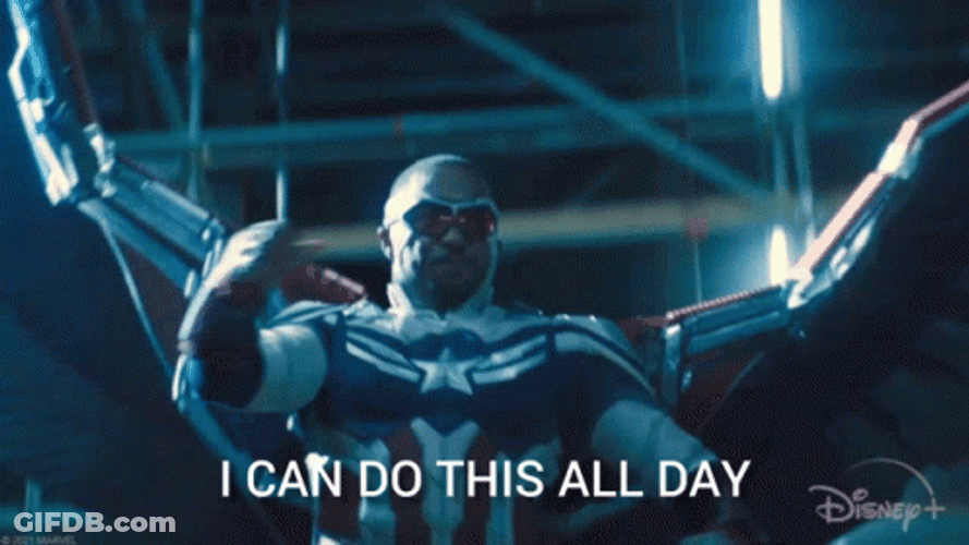 I Can Do This All Day The Falcon GIF