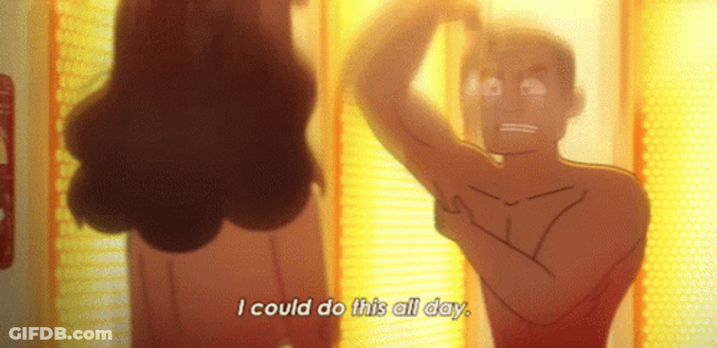 I Can Do This All Day Wiping Underarm GIF