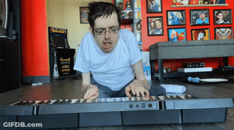 I Can Play Piano Ricky Berwick GIF