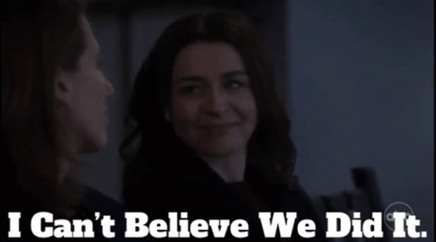 I Can't Believe We Made It GIF