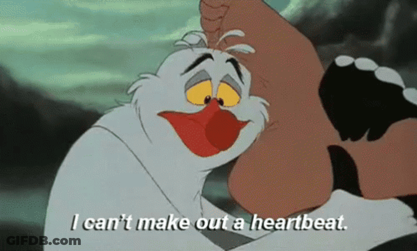 I Can't Make Out A Heartbeat GIF