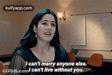 I Can't Marry Anyone Else I Can't Live Without You GIF