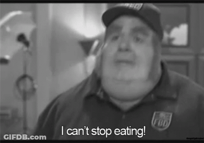 I Can't Stop Eating Stuffed GIF