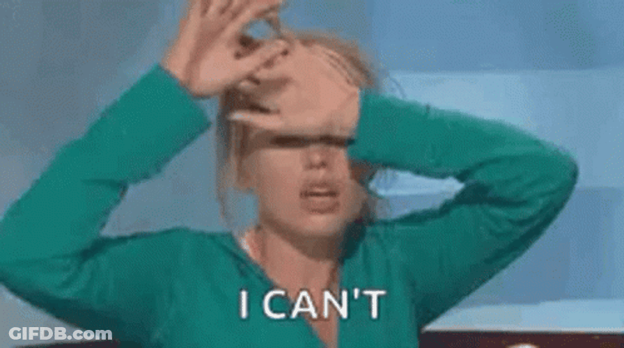 I Cant Exasperated Pretty Lady Face Palm GIF