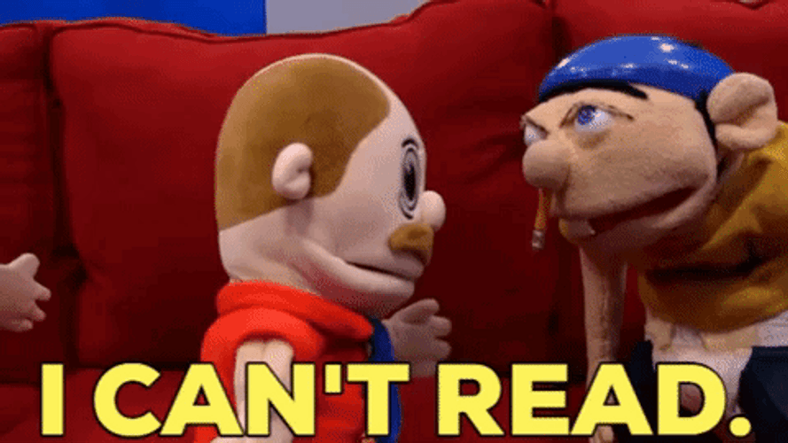 I Cant Read SML Mario And Jeffy GIF