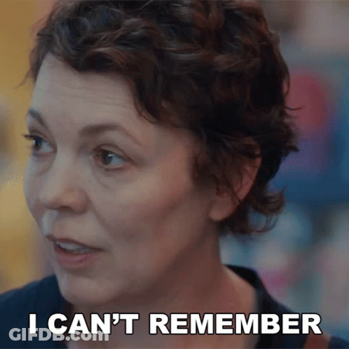 I Cant Remember Much Actually Leda Caruso GIF