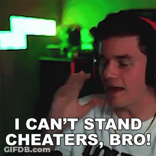 I Cant Stand Cheaters Bro GIF