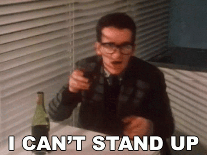 I Cant Stand Up Young Elvis Costello GIF