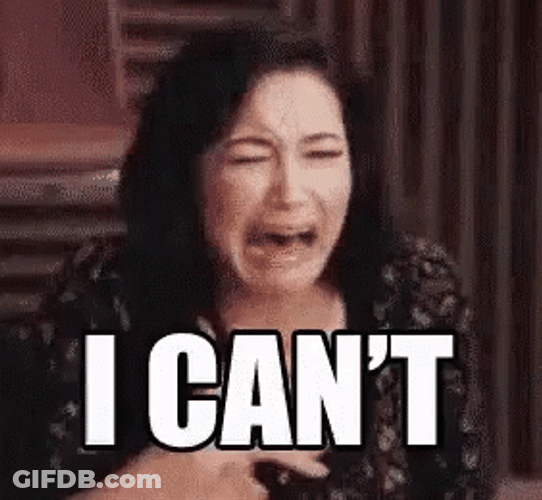 I Cant Stop Crying Excited Lady GIF