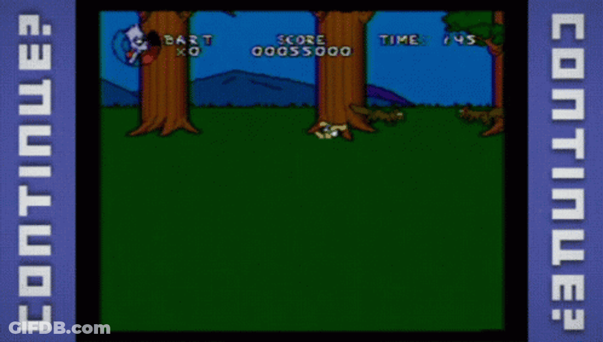 I Cant Virtual Bart Video Game GIF