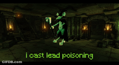 I Cast Lead Poisoning Game Screenshot GIF