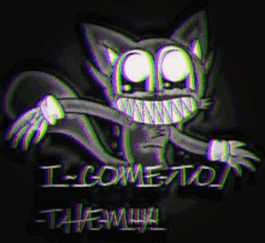 I Come To Take You Cartoon Cat GIF