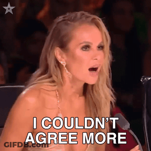 I Concur Amanda Holden America's Got Talent GIF