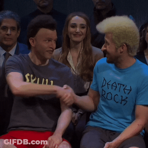 I Concur Beavis And Butthead Parody SNL GIF