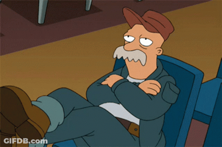 I Concur Grumpy Scruffy Futurama Seconded GIF