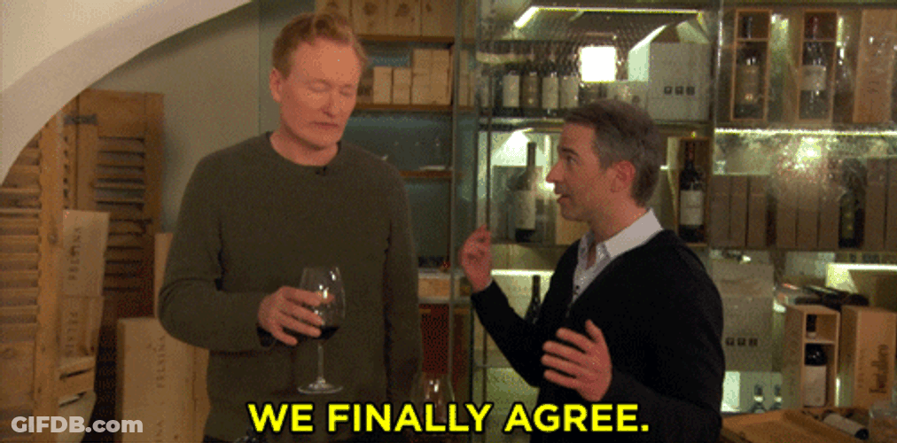 I Concur Host Conan O'Brien GIF