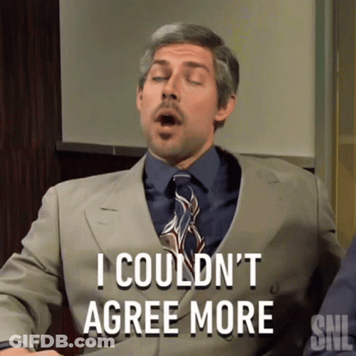 I Concur John Krasinski SNL GIF