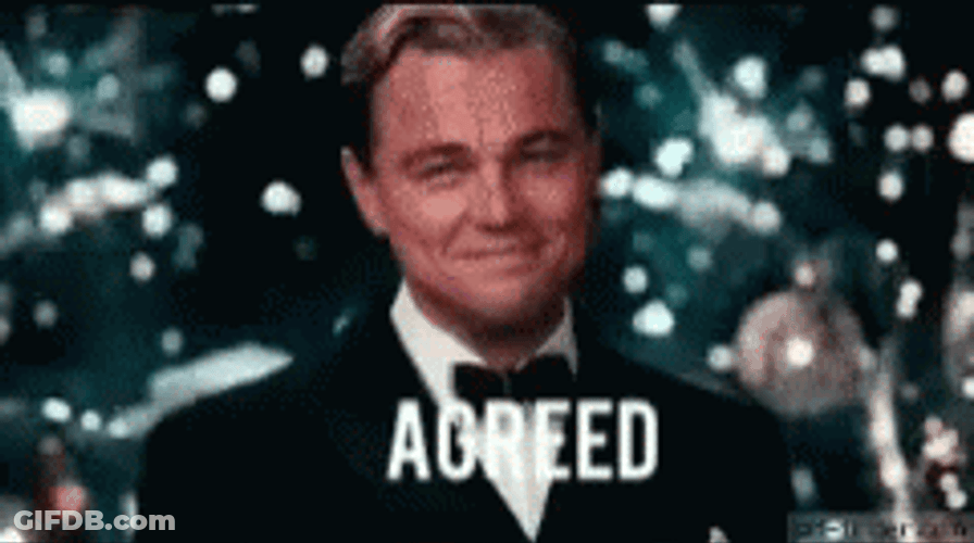 I Concur Leonardo DiCaprio Agreed GIF