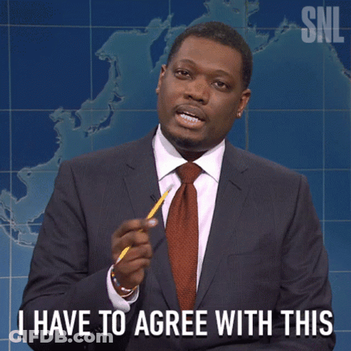 I Concur Michael Che Agreeing SNL GIF