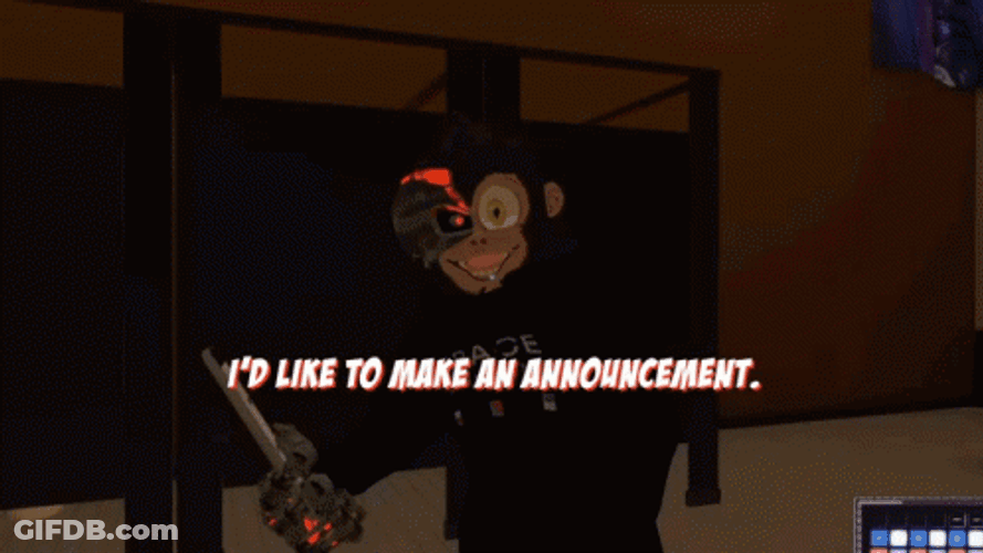 I'd Like To Make An Announcement GIF