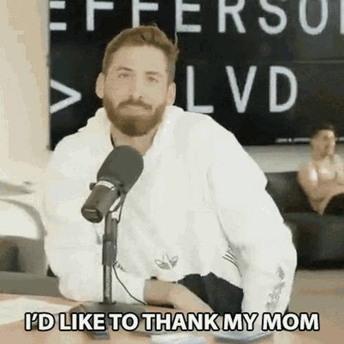 I'd Like To Thank My Mom GIF