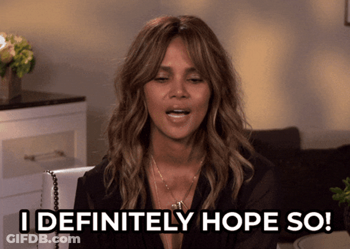 I Definitely Hope So Halle Berry GIF