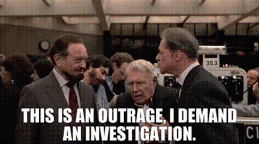 I Demand An Investigation GIF