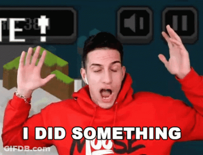 I Did It  Australian Youtuber Flustered GIF