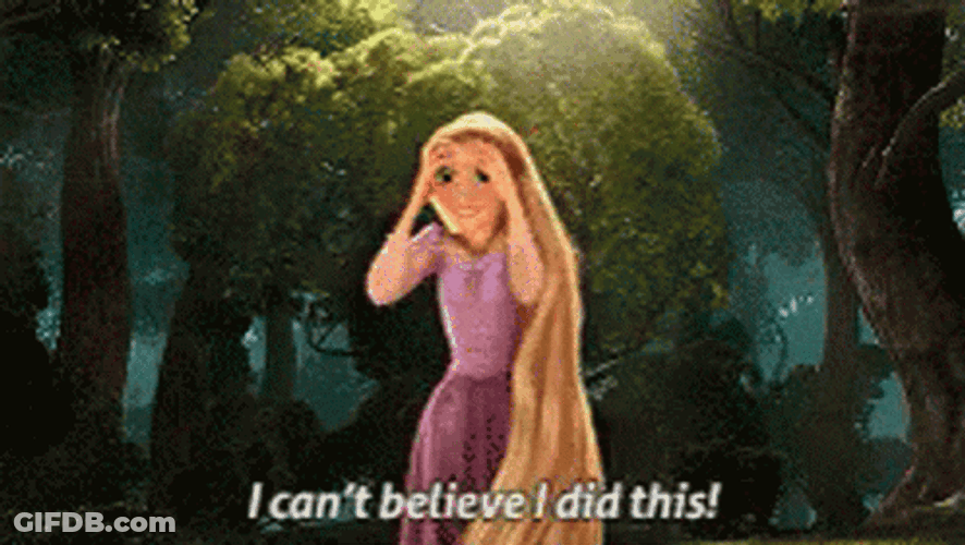 I Did It Ecstatic Rapunzel Tangled GIF