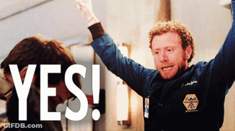 I Did It Jack Hodgins Celebrating Bones GIF