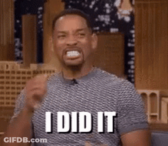I Did It Shy Will Smith GIF